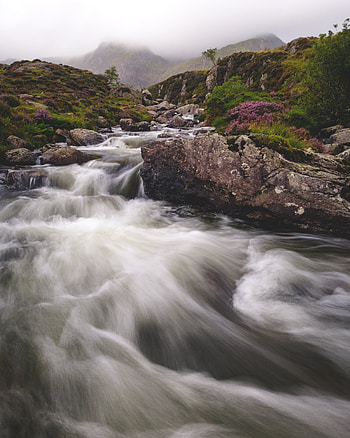 Landscape, Nature, Rivers, Stones, Mountains, Creek, Brook HD phone wallpaper