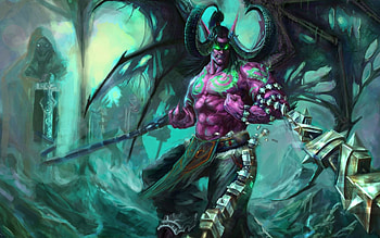 Illidan , SF , Gaming character, Power and destruction HD wallpaper