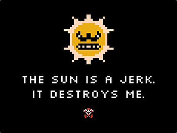 nerd skin, videogame, video game, nintendo, mario, face, sun HD wallpaper