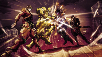 Anime JoJo's Bizarre Adventure: Stardust Crusaders Jotaro Kujo DIO The World Star Platinum HD wallpaper