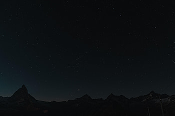 Nature, Mountains, Stars, Night, Rocks, Starry Sky HD wallpaper