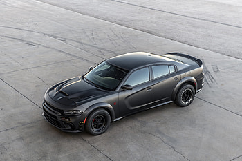 Car, top-side view, Dodge Charger, Black HD wallpaper