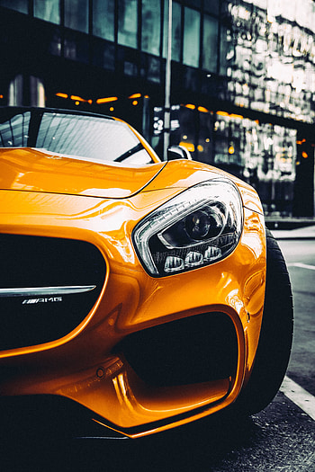 Sports, Cars, Car, Front View, Machine, Sports Car, Headlight HD phone wallpaper