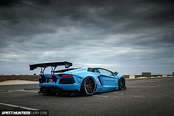 car, Lamborghini, Lamborghini Aventador, LB Works, Liberty Walk, Blue / and Mobile Backgrounds HD wallpaper