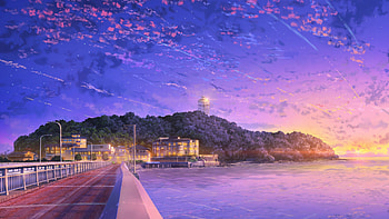 Japan Travels, Japan anime sky, anime HD wallpaper