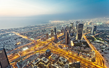 Cities, Sky, City, View From Above, Shine, Light, Day HD wallpaper