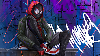 Miles Morales Spider , spiderman, superheroes, artwork, digital-art, art HD wallpaper
