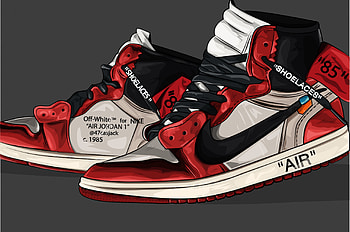 Air Jordan collaboration, Off-White HD wallpaper