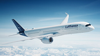 Lufthansa A350, top , aviation backgrounds HD wallpaper