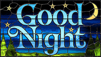 Good Night: A Ultra for Serene Evenings, good night, stained glass, Night Sky, Decorative Art HD wallpaper