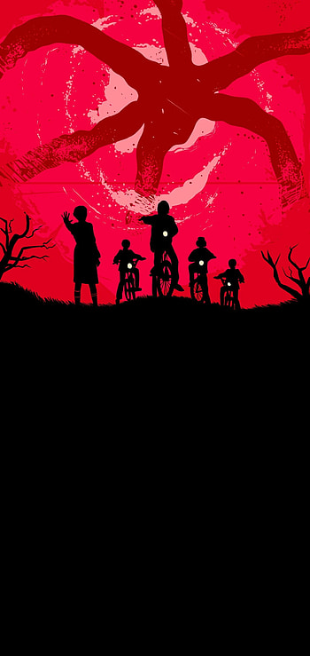 Stranger Things fanart, Netflix original, Digital illustration, Fan creation HD phone wallpaper
