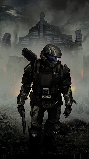 Halo 3: ODST, Concept art, Unique , Artistic representation HD phone wallpaper