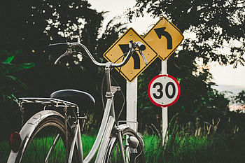Signs, Miscellanea, Miscellaneous, Pointers, Bicycle HD wallpaper