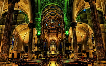 Cities, Premises, Room, r, Temple, Bench, Church, Service, Benches HD wallpaper