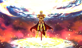 Gilgamesh, Fate/Zero, Anime hero, Mythological king HD wallpaper