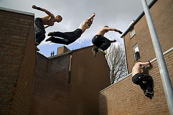 Arm jump, Parkour HD wallpaper