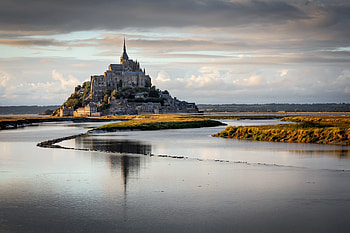 Mont Saint Michel, Travels, Drone HD wallpaper