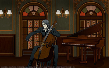 Anime, Men, Piano HD wallpaper