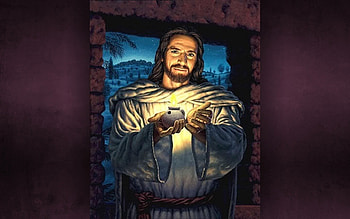 Jesus - Light, night, Christ, Light, Jesus HD wallpaper