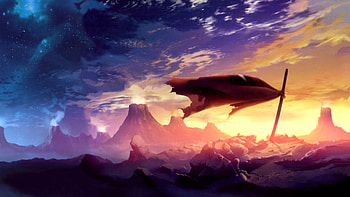 487 Tengen Toppa Gurren Lagann | Backgrounds - Abyss HD wallpaper