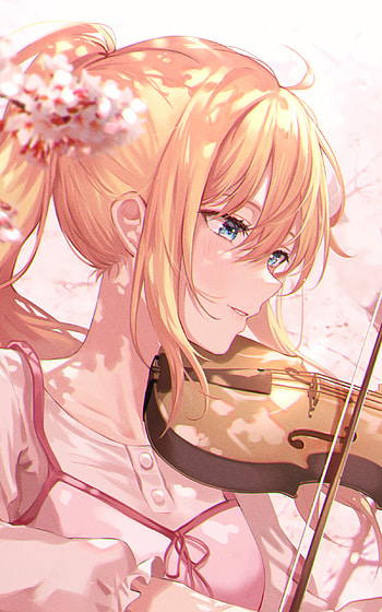 April Melody — Kaori Miyazono (Your Lie in April), Kaori Miyazono, Anime, Your Lie in April HD phone wallpaper