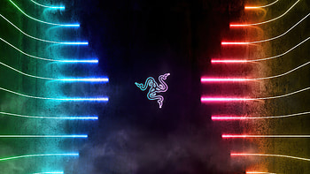 Razer Lights , razer, computer, logo, abstract HD wallpaper