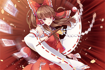 Anime, Touhou, Reimu Hakurei HD wallpaper