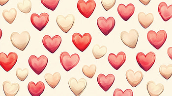 Heart Pattern : Love in Every Hue, heart pattern, heart, love, pattern, Romantic HD wallpaper