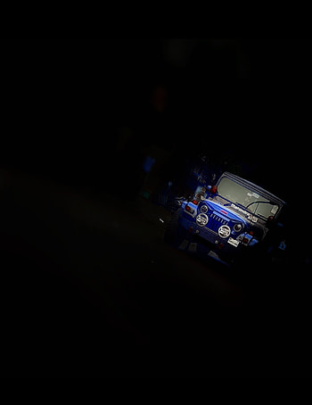 Thar 2021, Modification, Car, Modified Thar, Black Blue, 4 by 4, Black Blue Thar, offroad, 4*4 HD phone wallpaper