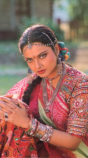 Rekha, bollywood actress HD phone wallpaper