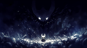 Video Game, Hollow Knight, Hollow Knight: Silksong, Dark, Dark Gaming HD wallpaper