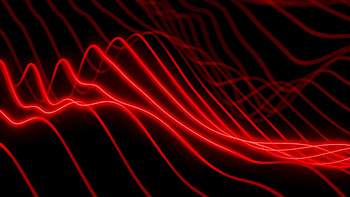 Abstract, Waves, Wavy, Neon, Glow HD wallpaper