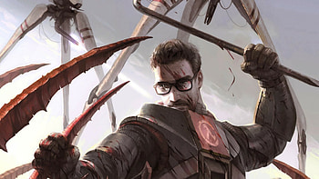 Gordon man, Gravity gun heroics, Combine oppressors, Resistance leader HD wallpaper