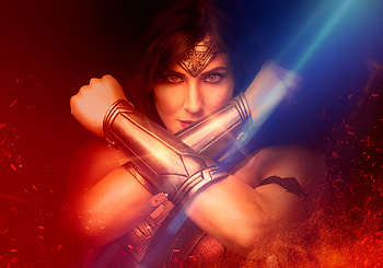 Cosplay, pricness, superhero, Wonder Woman HD wallpaper