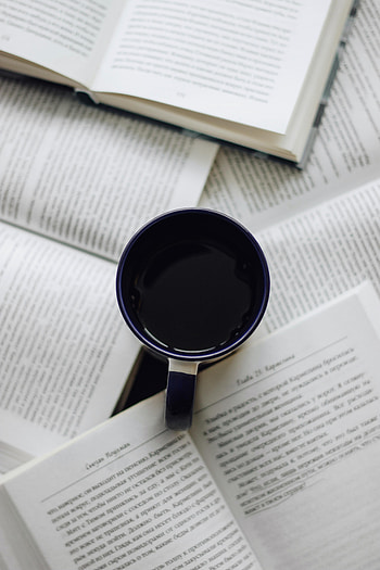 Books, Coffee, Miscellanea, Miscellaneous, Cup, Text HD phone wallpaper