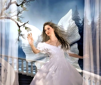 Wonderful Angel, white, Angel, pretty, Fantasy HD wallpaper