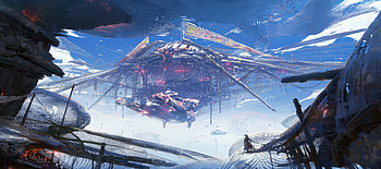 Quad - Floating Sci‑Fi Citadel Structure, Sci Fi, Structure HD wallpaper