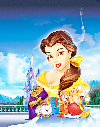 Belle, Walt Disney, Posters, Magical World HD phone wallpaper