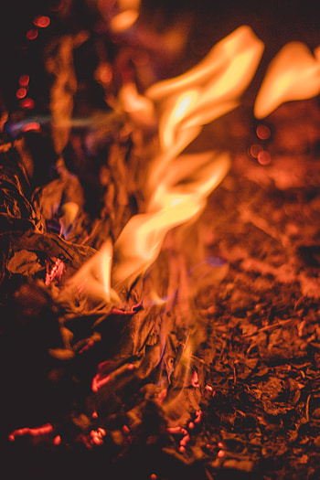 Fire, Bonfire, Dark, Flame, Sparks, Miscellanea, Miscellaneous HD phone wallpaper