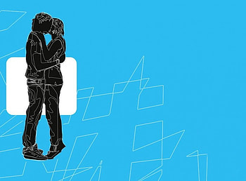 Electric, couple, abstract love HD wallpaper