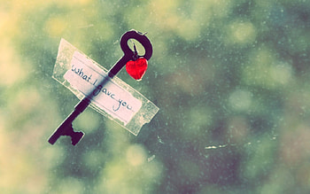 what I gave you, words, bokeh, key, window, love, glass, heart HD wallpaper
