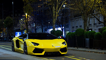 Jaylen Jones, Lamborghini Aventador , Striking , Luxury car HD wallpaper