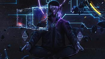 Entering In Crypto World , scifi, bitcoin, artist, artwork, digital-art, artstation HD wallpaper
