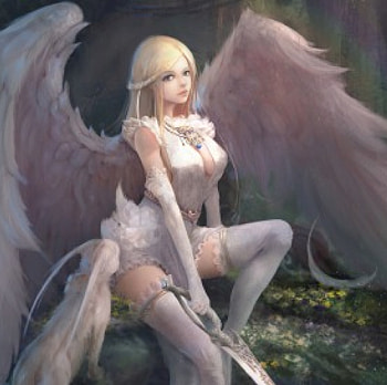White Angel, blond hair, blonde, sublime, angel, long hair, beauty, nice, feather, wing, cg, fantasy girl, , angelic, blonde hair, female, sexy, wings, sweet, white, blond, sword, divine, gorgeous, hot, girl, beautiful, blade, fantasy, pretty, gown, lovely, realistic HD wallpaper