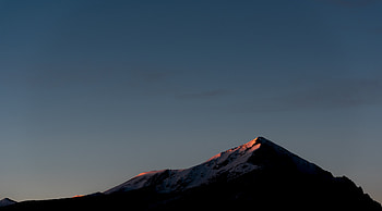 Nature, Sky, Mountains, Vertex, Top HD wallpaper