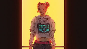 Baby Girl Cyberpunk, cyberpunk, artist, artwork, digital-art, artstation HD wallpaper