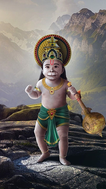 Jay Hanuman, Bal Hanuman HD phone wallpaper