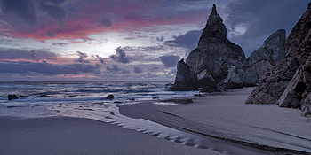 Portuguese Beach, beach, nature HD wallpaper