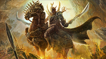 warrior, horse, sword, armour HD wallpaper