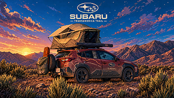 Subaru Transamerica Trail — Rooftop Camp HD wallpaper
